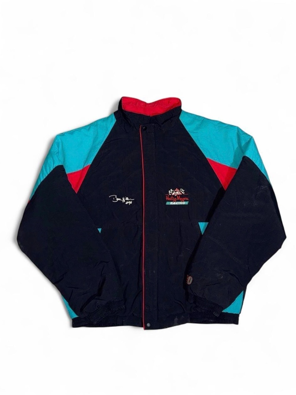 Vintage 90s Heilig Meyers Racing NASCAR #90 Ford Jacket - Picture 1 of 5